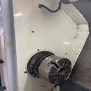 出售：福裕斜軌车床、8寸卡盘、8工位液压刀塔、二轴硬軌、带链式.