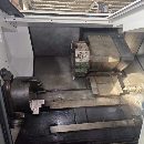 2013年韩国威亚L300C数控车床，91孔主轴回转直径750mm.