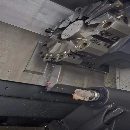 刚刚买下9.5成新韩国威亚E200A数控车、使用几百个小时.