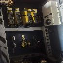 刚刚拿下一台台湾高峰850数控铣，三轴线轨，BT40主轴.